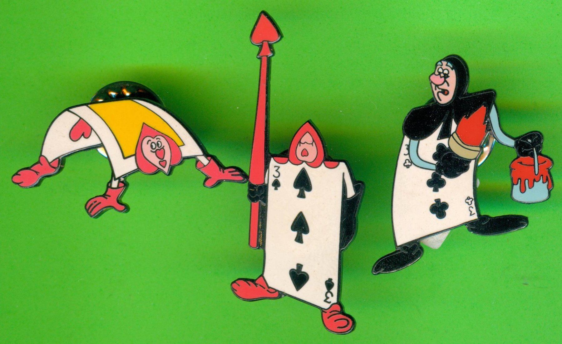 Disney Placchette & Badge: 3 Pins Karten Soldaten   – Usato da Winterthur venduto da Sammleroase