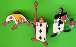 3 Pins Karten Soldaten  