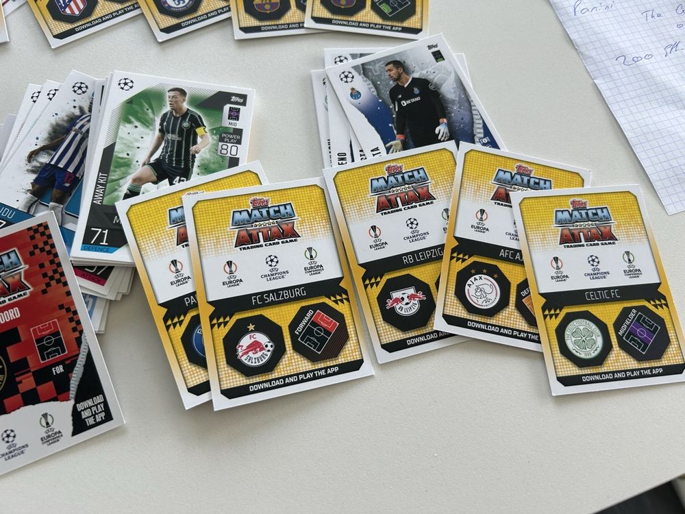 Topps Carte collezionabili: Topps Sammelkarten Match ATTAX Champions Leaque, 84 stück – Usato da Neuendorf venduto da Juhlin01 6