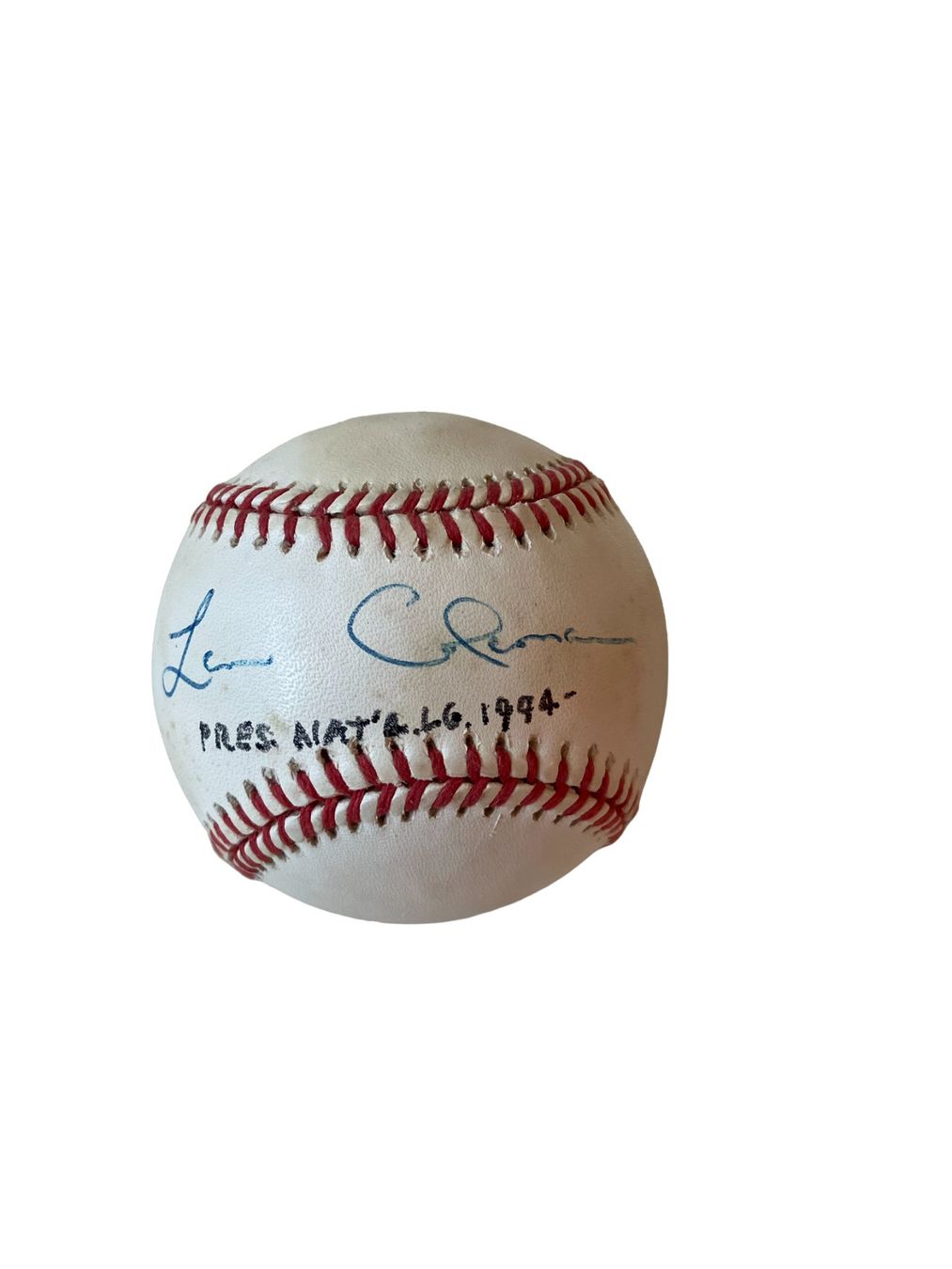 Palloni: 2 signed baseballs, ex. Joe L. Brown collection – Usato da Uster venduto da TricottetCollection 1