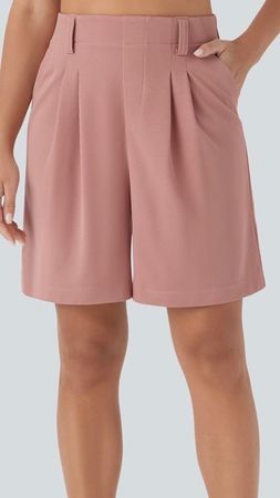 Lässige Bermuda-Shorts von Halara, Grösse XL, Rose Tan, NEU