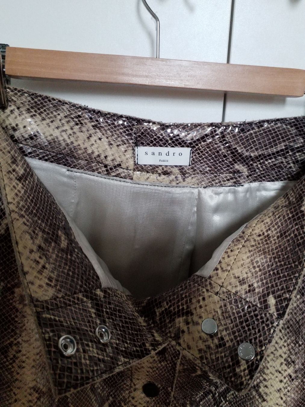 Sandro Gonne: SANDRO leather skirt – Usato da Luzern venduto da _Lobster_ 2