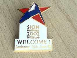 Pin Sion 2002 Valais Wallis Budapest 1995