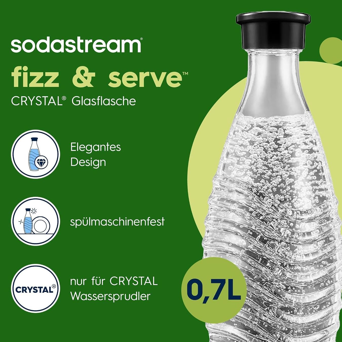 Sodastream Appareils de cuisine: SodaStream Crystal Glaskaraffen 0.7L 2er Set – Neuf avec emballage d'origine à Suhr par SchnapperCH 2