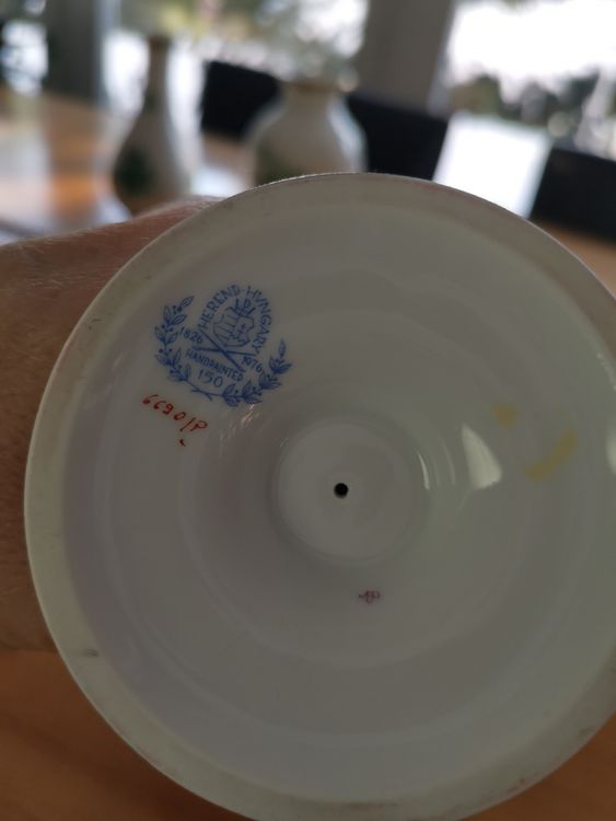 Herend Porzellan Apponyi Amphore Vase purpur Kaufen auf Ricardo