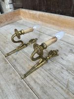 Antike Wandlampen, Messing, Vintage, 2er Set, Top!