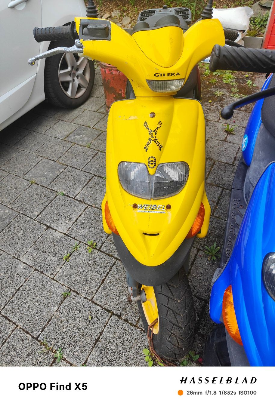 Gilera Scooter: Gilera Stalker, 49ccm, gelb – Difettoso da Pieterlen venduto da Wilhelm
