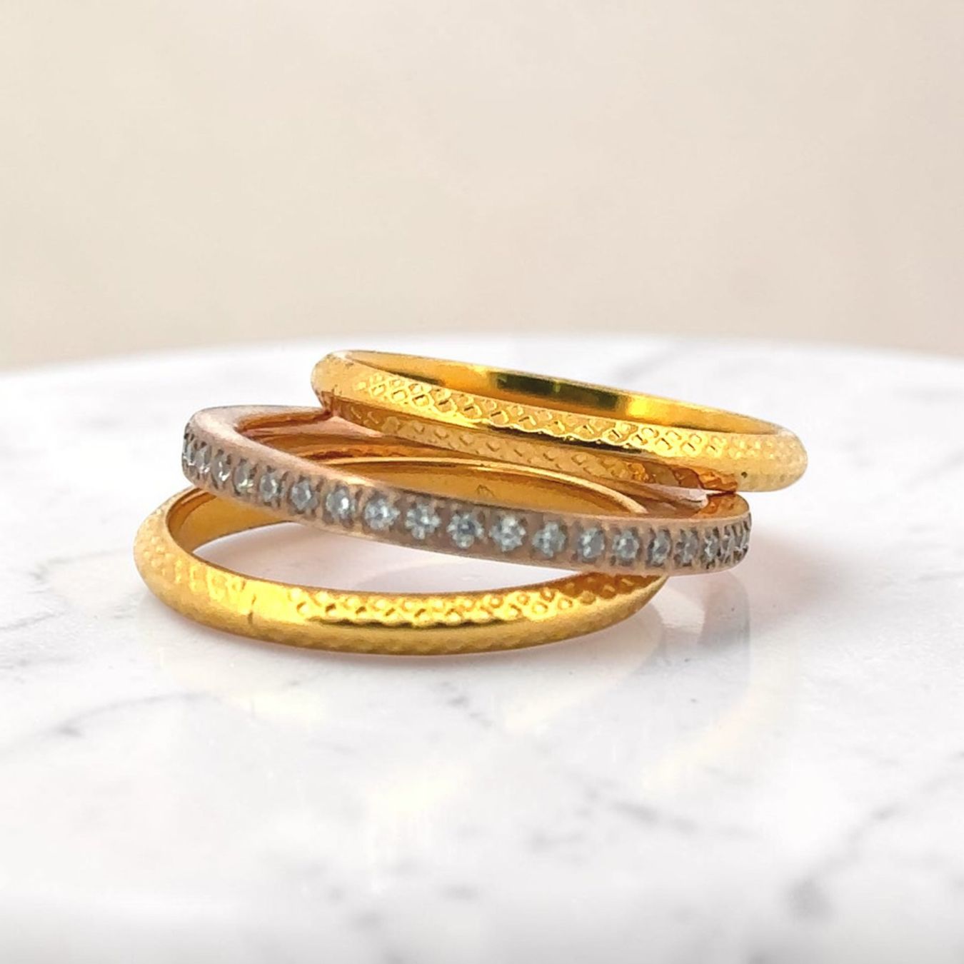 Olga Ribler Bagues: Edelstahl  Ring Set Grösse 52 – Neuf (Voir description) à Luzern par Schmuckoutlet 3