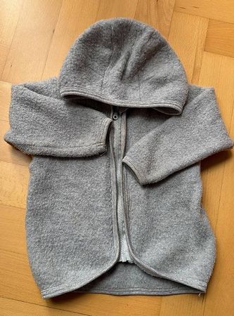 Wollflece Jacke Gr. 80/86 Huttelihut