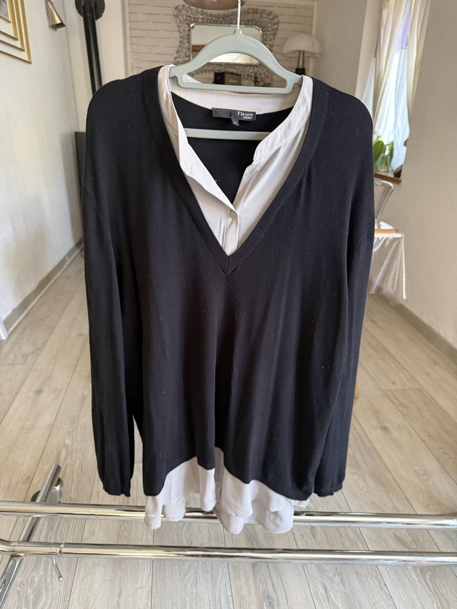 Camicette: Superbe pull chemise Fleurs d'Anis taille XL – Nuovo (secondo la descrizione) da Nuvilly venduto da smi_6qtk