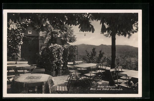 Ansichtskarten: Baden, Blick vom Restaurant Schloss Scha – Gebraucht aus Berlin von bartko-reher