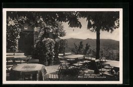 Baden, Blick vom Restaurant Schloss Scha