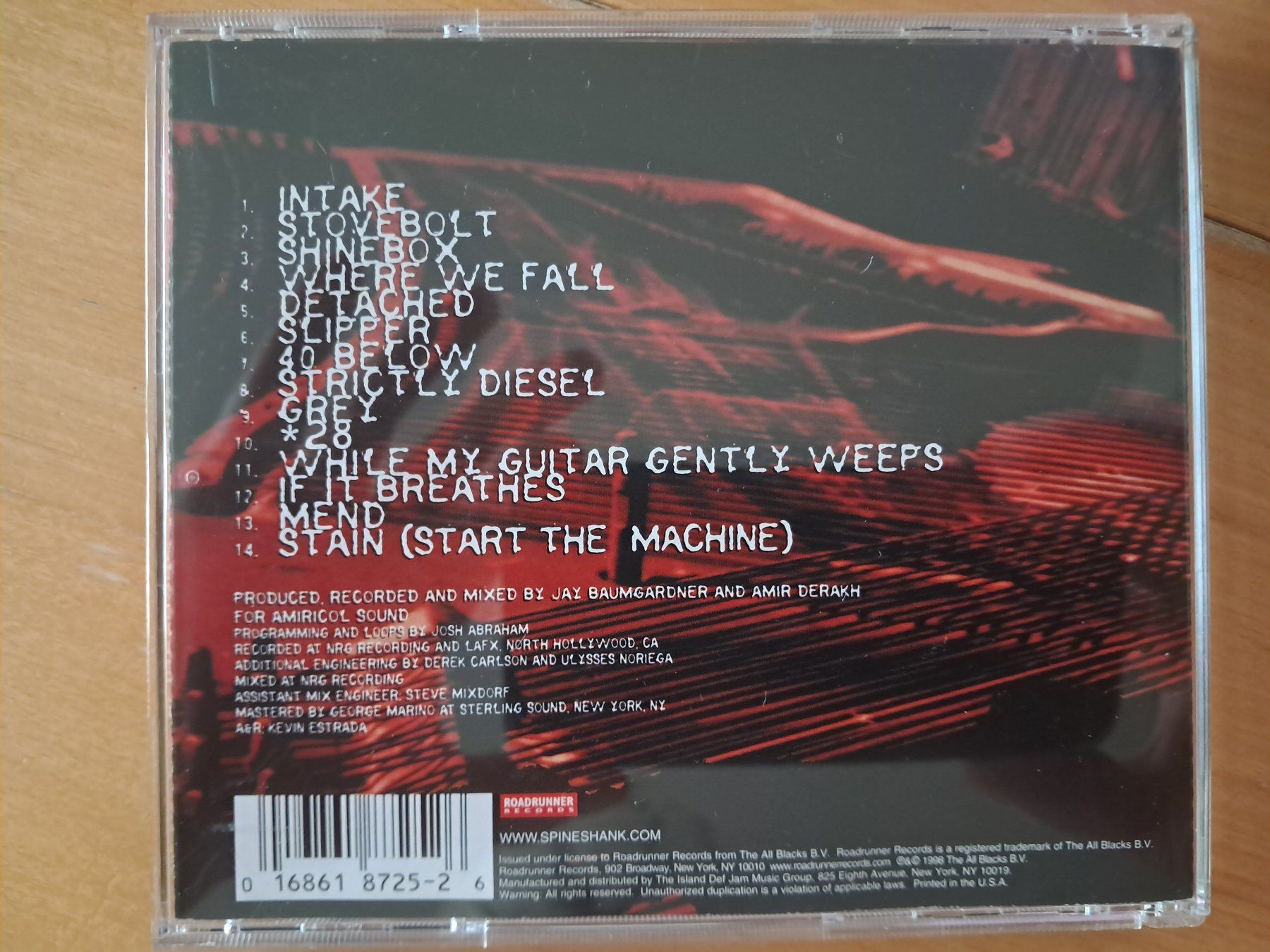 CDs: Spineshank – Strictly Diesel (1998) CD – Gebraucht aus Zürich von Oi_love_Oilas81 2