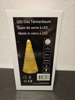 Neu - Weihnachten - LED Glas Tannenbaum 30cm