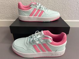 Adidas Hoops Sneaker, Gr. 38, Neu, Mint/ Rosa
