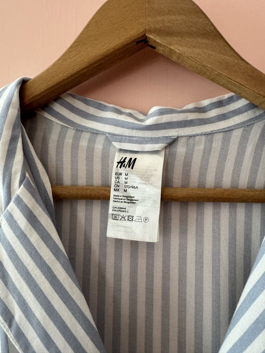 H&M Camicette: Lange Bluse gestreift/Nachthemd H&M – Nuovo (secondo la descrizione) da Zürich venduto da gioiali92 1