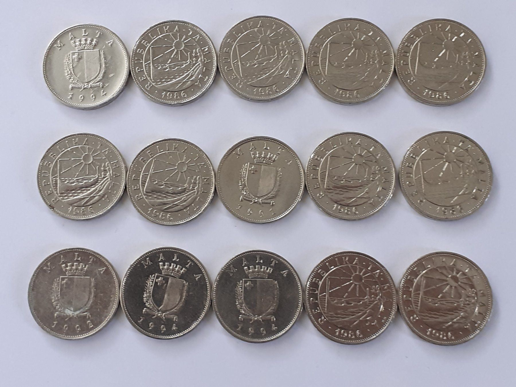 Alle Münzen: 1 Lira-Münzen – Gebraucht aus Pravidondaz von LVtik 1