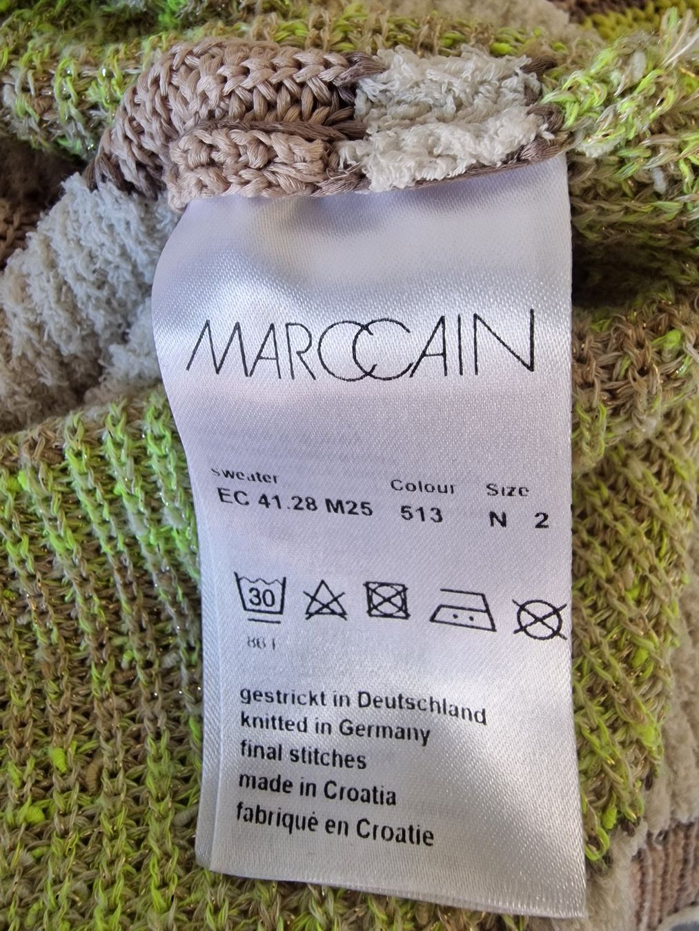 Marc Cain Pullover & Sweatshirts: Farbenfroher Strickpullover von Marc Cain, Gr. 36 (38) – Gebraucht aus Wangen ZH von SIBIRO 4
