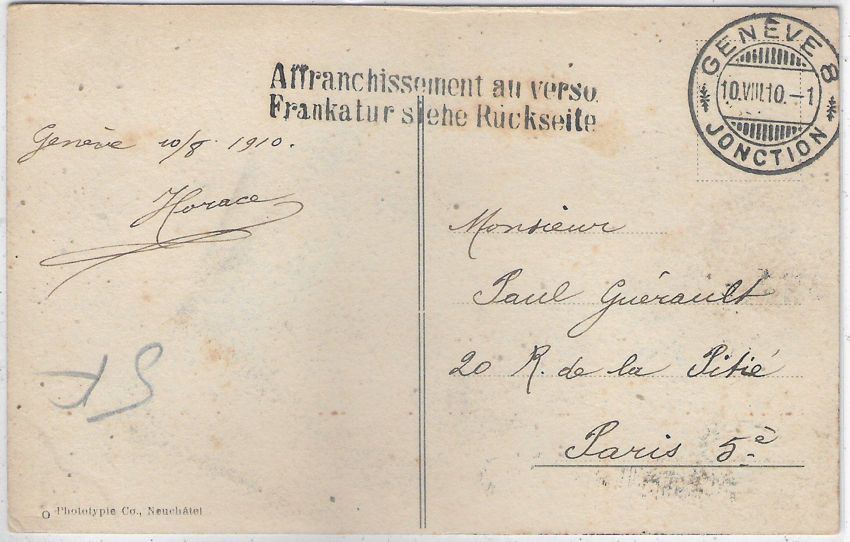 Cartoline postali: Geneve et le Mont-Blanc - Panorama – Usato da Ettingen venduto da Kartenplanet 1