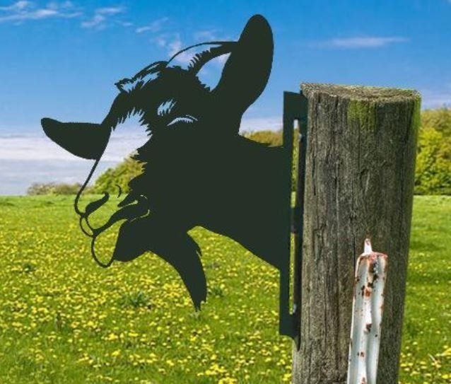 Figuren: Ziegen Bock aus Metall (Deko) – Neu und originalverpackt aus Langenbruck von Gumsi