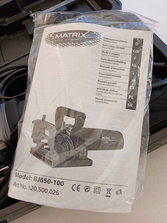 Tutti gli attrezzi: Neue Matrix Flachdübelfräse  – Nuovo e nell'imballaggio originale da Hilfikon venduto da maybach06 1