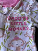Daddy's Little Monkey All-in-One Sleepsuit, 18-24M