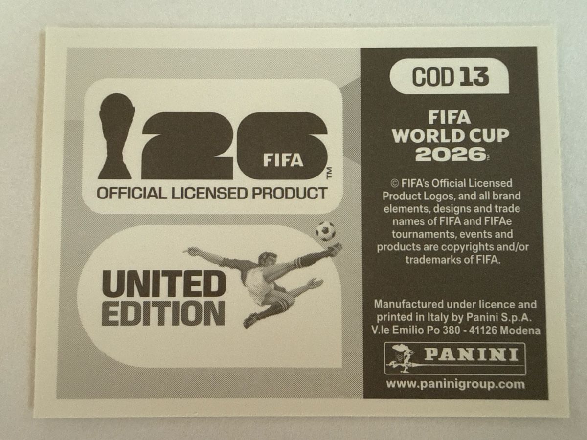 Panini Carte collezionabili: FIFA WM 2026 COD 13 – Nuovo (secondo la descrizione) da Stäfa venduto da eko_lkv8 1