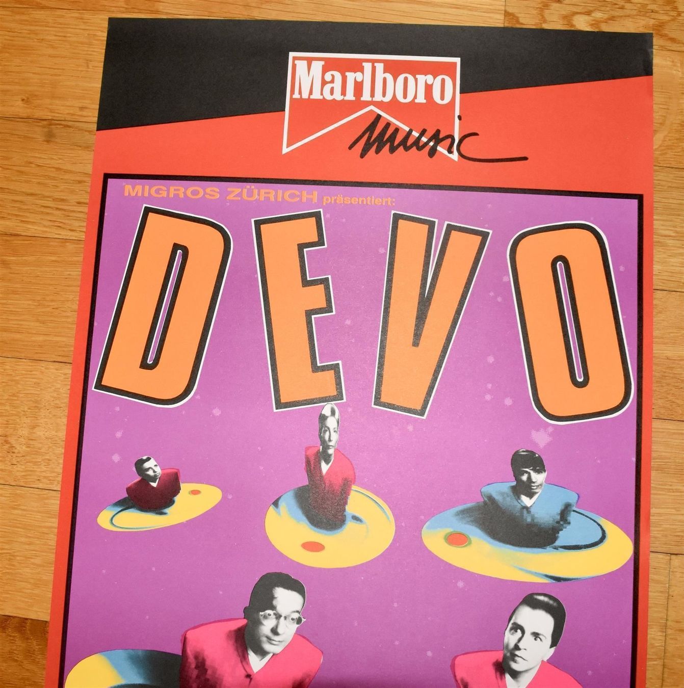 Dischi in vinile: DEVO Konzert-Plakat Zürich 1990 ORGINAL – Usato da Pfaffhausen venduto da mono_rec 1