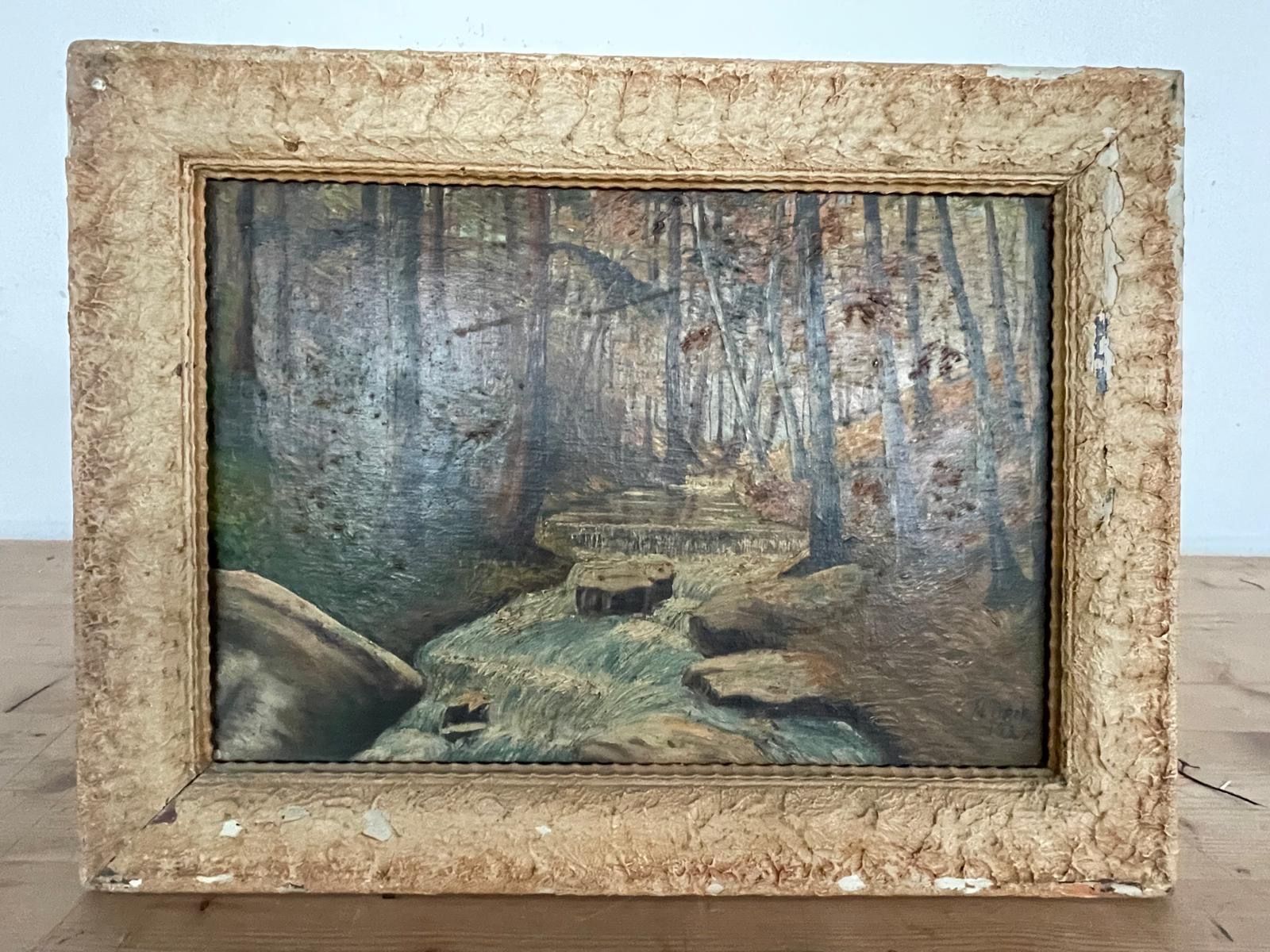 Dipinti: Ölgemälde M. Deck 1927, 51x38.5cm – Usato da Hitzkirch venduto da Reliko