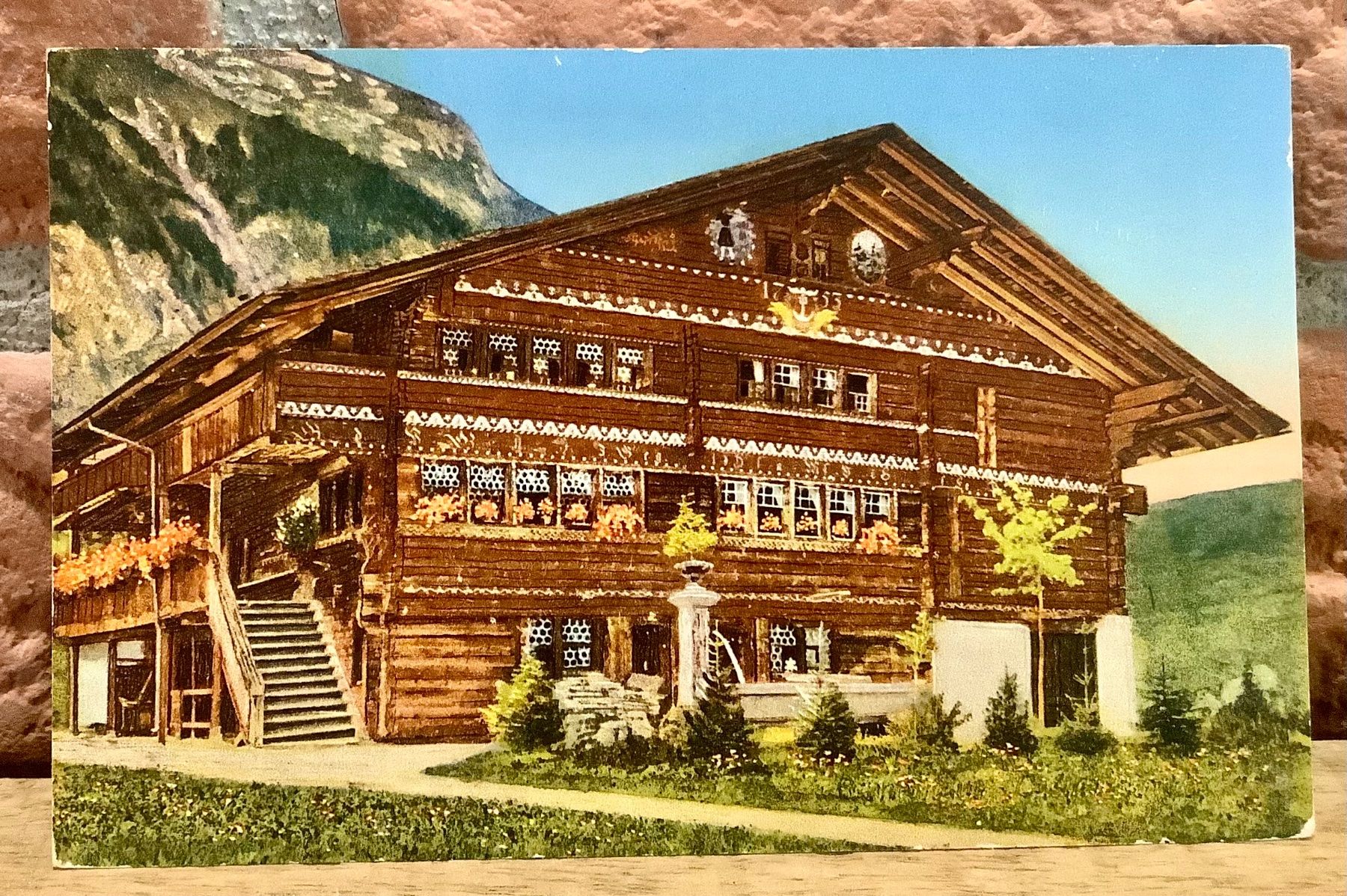 Cartoline postali: BERNERHAUS - Chalet Bernois - Berner Oberland – Usato da Root venduto da ENGLAND-TREASURES