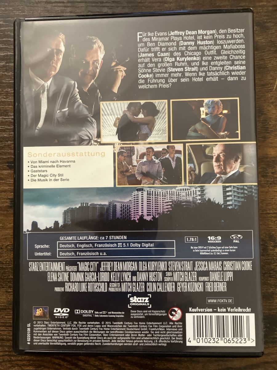 Tutti i DVDs: Magic City Staffel zwei DVD – Usato da Glarus venduto da Jhuber78 1