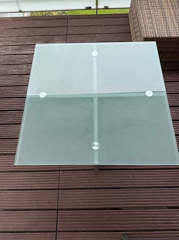Tavoli: Satztisch im Glas/metal – Usato da Pratteln venduto da Per_PA 3
