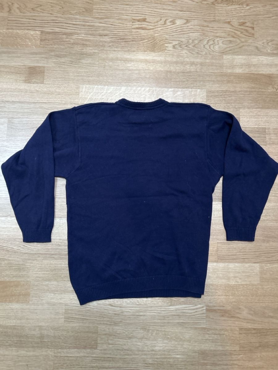 Pulls & Sweat-shirts: Pullover dunkelblau mit Stickerei Grösse M/L – D'occasion à Luzern par ThrowbackVintage 2