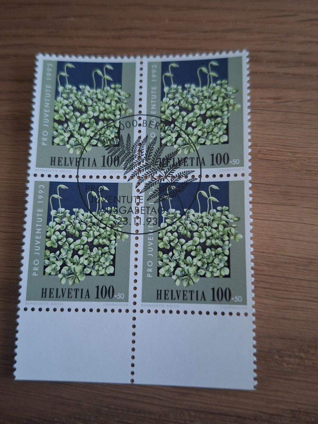 Tutti i francobolli: 4er Blocks: Pro Juventute 1993 – Nuovo (secondo la descrizione) da Hinterkappelen venduto da 1399 5