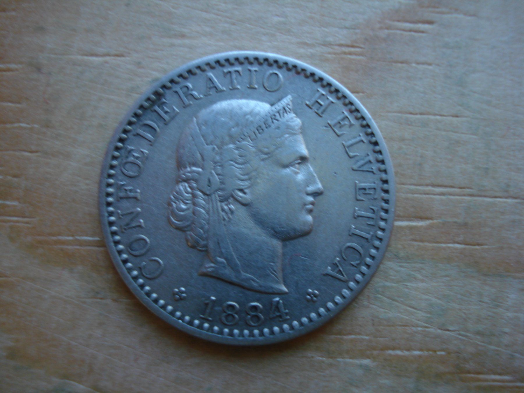 Tutti le monete: (S1) 20 Rappen 1884 – Usato da Erlach venduto da Net-Coins
