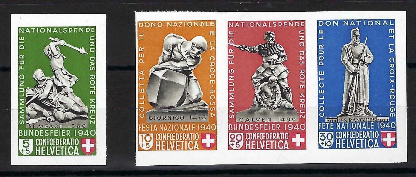 Tutti i francobolli: 1940, PP BLOCK **, AUSCHNITTE EINZEL + DREIERSTREIFEN – Usato da Pura venduto da ulisse1957