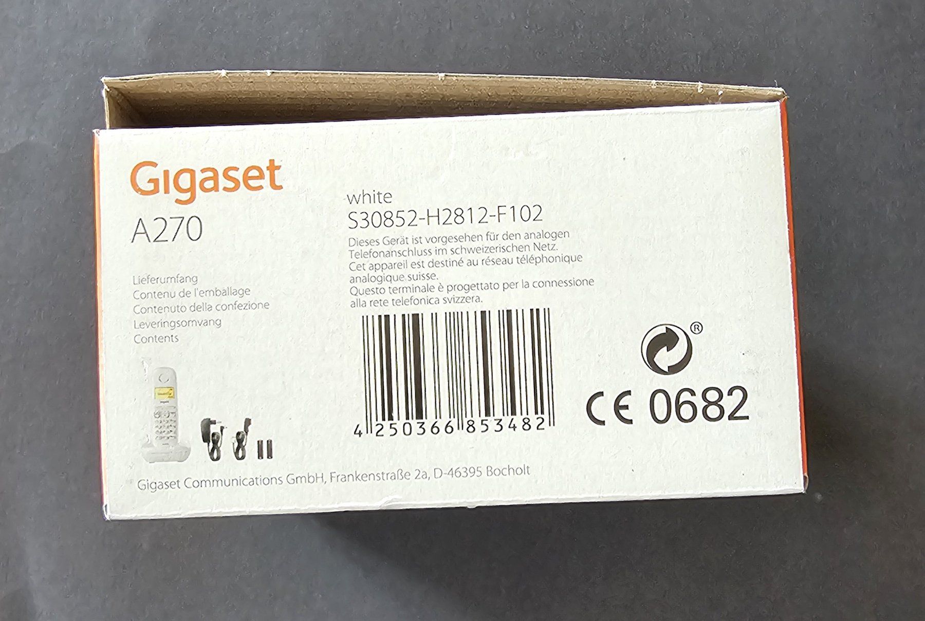 Gigaset Telefoni: Telefon - Gigaset A270 - Weiss – Usato da Lenzburg venduto da Pa_hcs 1