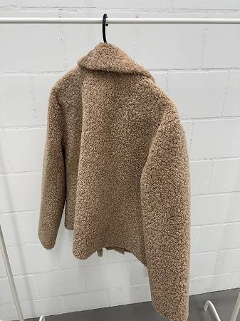Zara Jacke im Teddyfell-Look, Gr. M