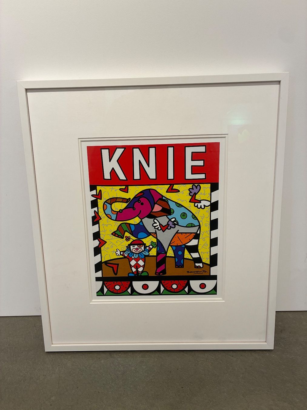 Gemälde: Romero Britto / Knie 2012 – Gebraucht aus Berg TG von Blabla80