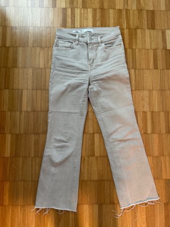 Mango Damen Jeans Hose, Beige, Grösse 36, Neuwertig!