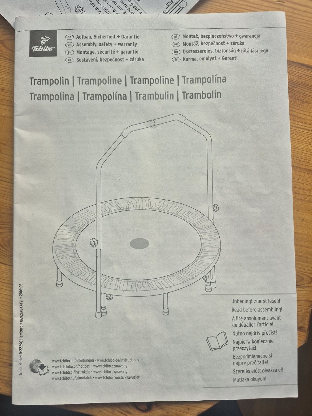 Trampoline: Trampoline fitness Tchibo  – Gebraucht aus Zürich von oscarc1 1