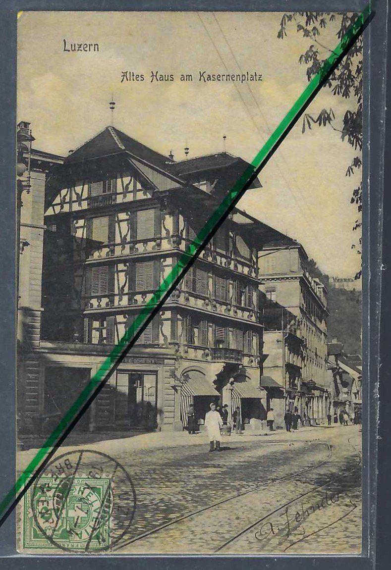Cartoline postali: Luzern. Kasernenplatz. – Usato da Horw venduto da SwissSteamMemories