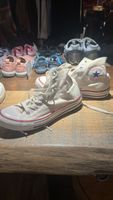 Baskets Converse All Star toile blanc haut tops Taille 38-39