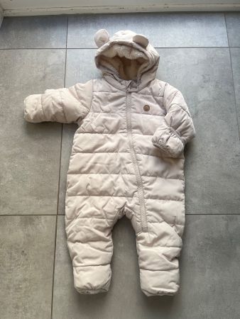 H&M, Schneeanzug, Winteroverall, Baby, beige, Gr. 74 w. Neu