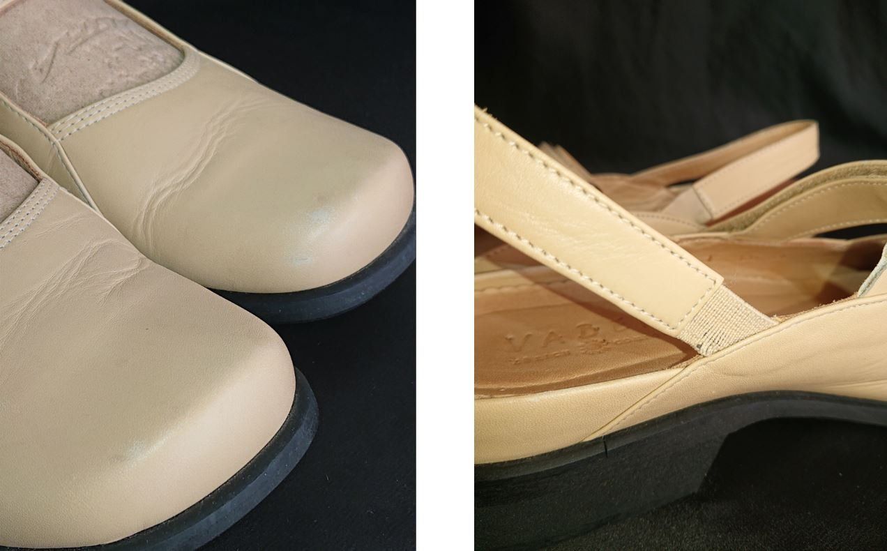 Damenschuhe: Riemchen-Ballerina - VABENE - 38 - Leder - beige – Gebraucht aus Thusis von drd_zy9w 9