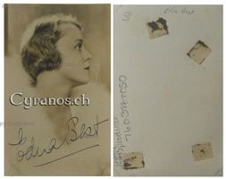 Edna Best (1900-1974)  Schauspielerin - Autogramm