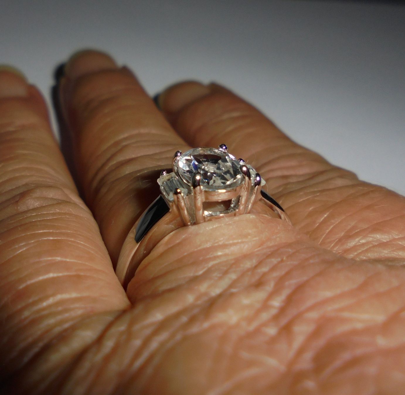 Ringe: Echtschmuck: Silberring Weisser Topas 18/56 – Neu (gemäss Beschreibung) aus Zuchwil von maumauchi 6
