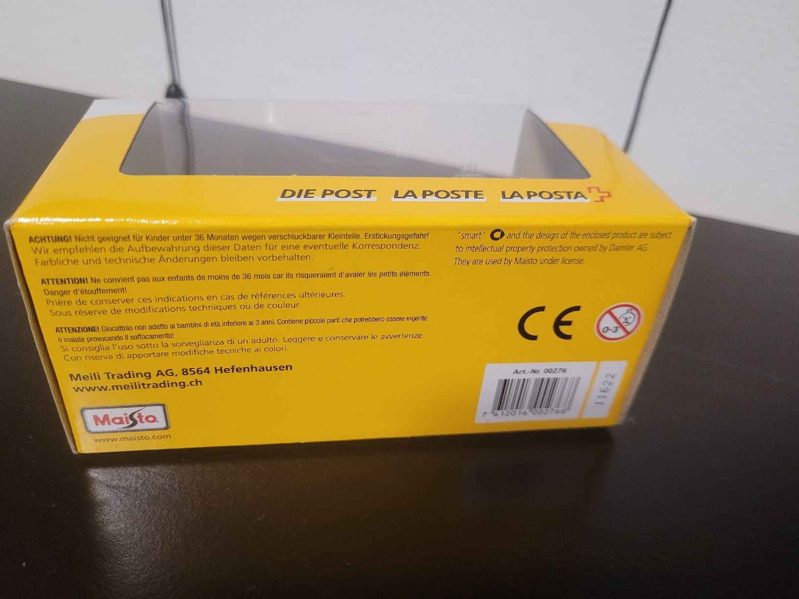 Smart Modellini d'auto: Smart La Poste – Nuovo e nell'imballaggio originale da Courtaman venduto da Bluejazz 4