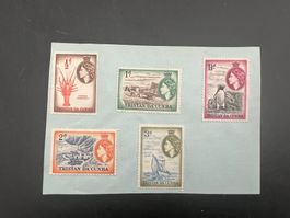 1954 Tristan da Cunba ungestempelt auf Adress-Papier  (G658)