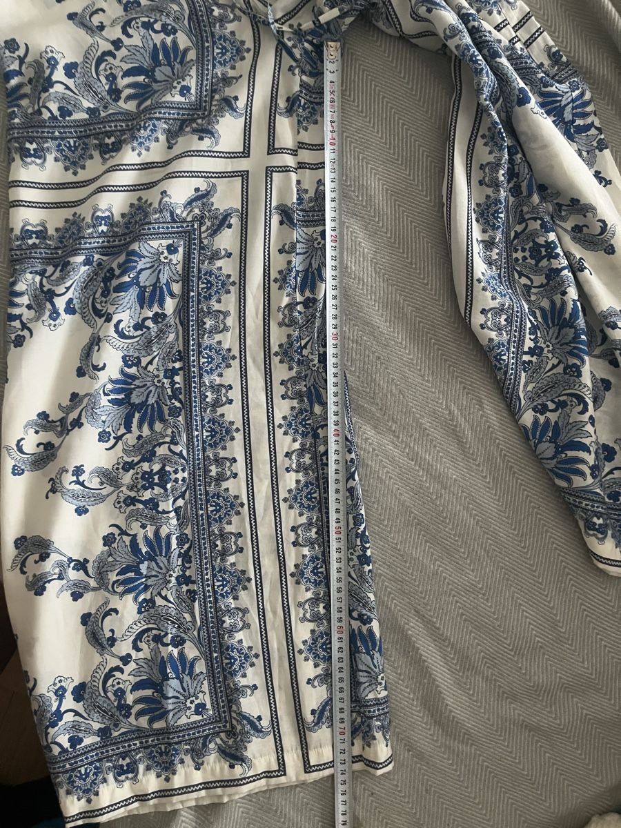Kleiderpakete: Blau/Weiss Muster weid Hose mit Top  – Neu (gemäss Beschreibung) aus Olten von sae_82z2 2